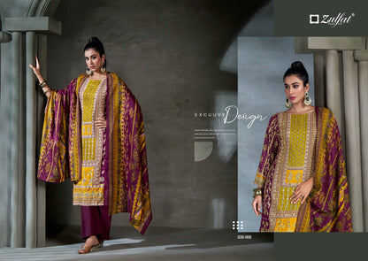 Aayat Vol 15 Zulfat Designer Viscose Rayon Karachi Salwar Suits Wholesaler India