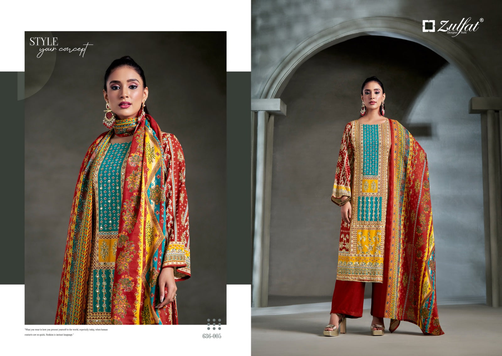 Aayat Vol 15 Zulfat Designer Viscose Rayon Karachi Salwar Suits Wholesaler India