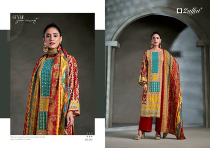 Aayat Vol 15 Zulfat Designer Viscose Rayon Karachi Salwar Suits Wholesaler India