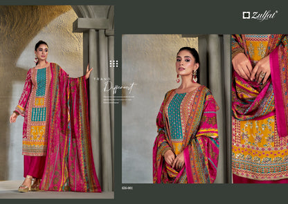 Aayat Vol 15 Zulfat Designer Viscose Rayon Karachi Salwar Suits Wholesaler India
