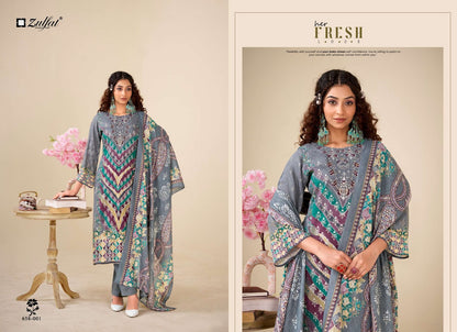 Aayat Vol 16 Zulfat Designer Pure Viscose Karachi Salwar Suits Exporter Gujarat