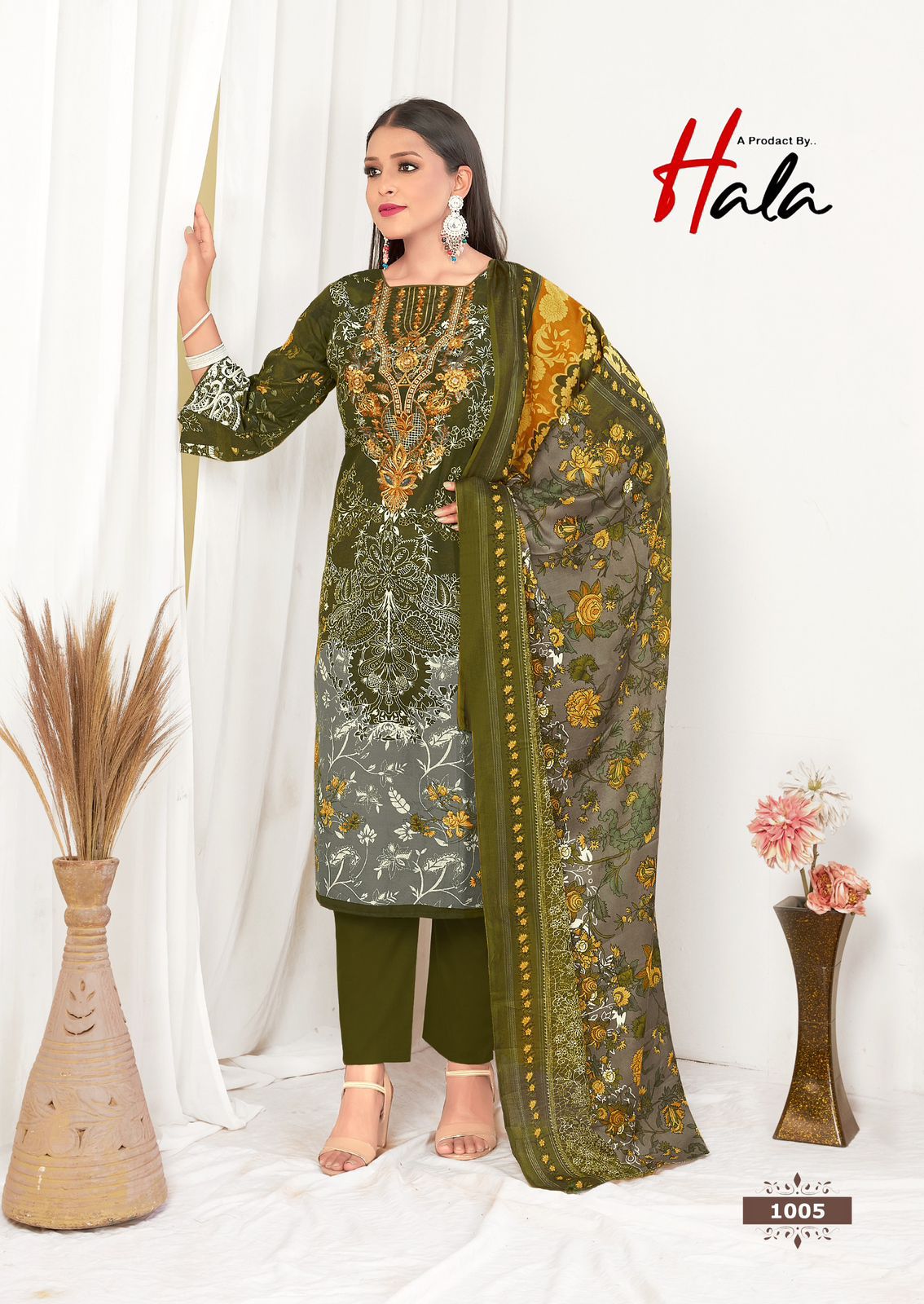 Aayat Vol 1 Hala Cotton Karachi Salwar Suits Manufacturer Ahmedabad