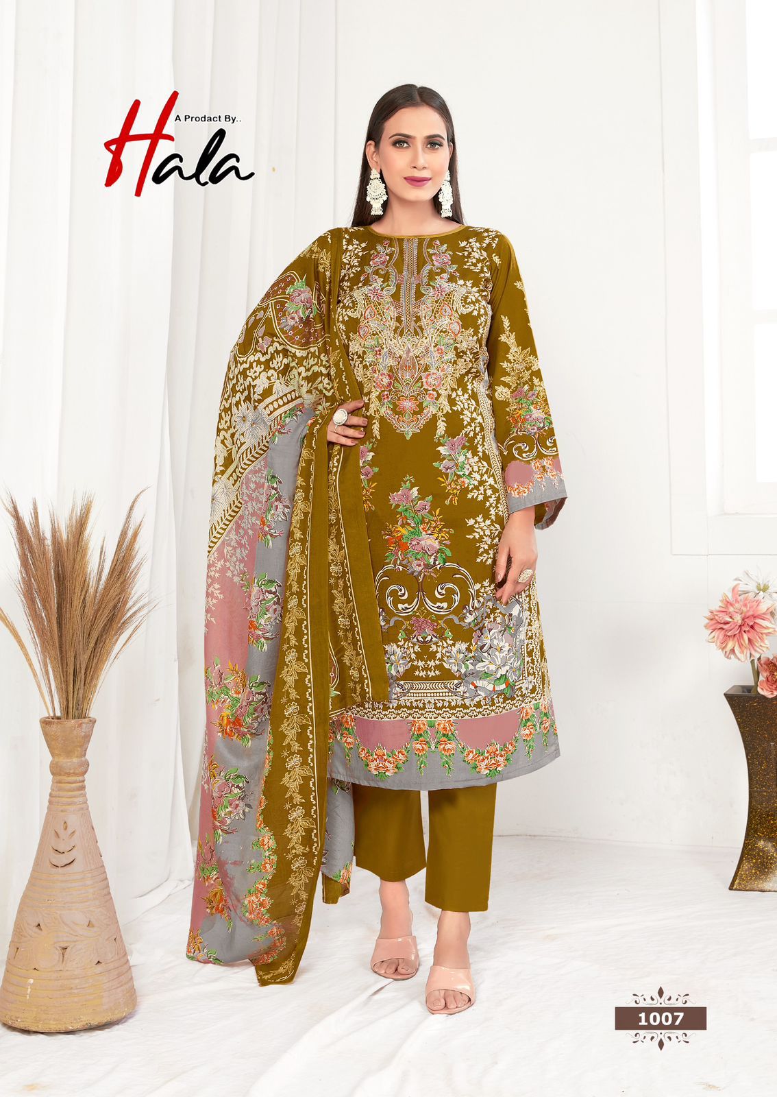 Aayat Vol 1 Hala Cotton Karachi Salwar Suits Manufacturer Ahmedabad