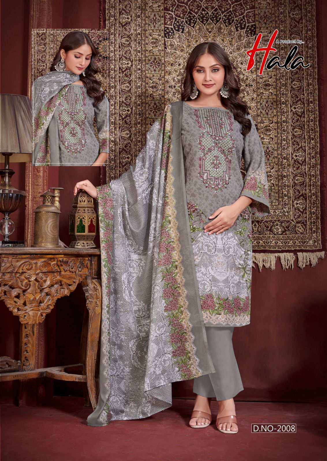 Aayat Vol 2 Hala Cotton Karachi Salwar Suits Supplier India