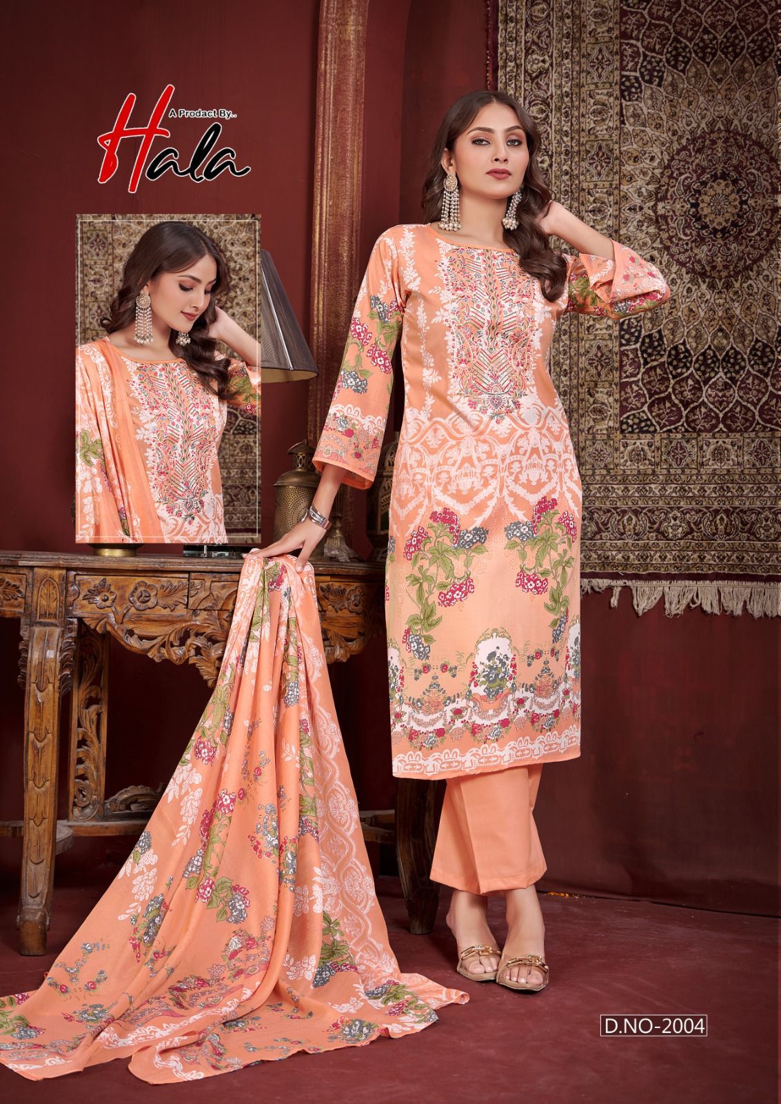 Aayat Vol 2 Hala Cotton Karachi Salwar Suits Supplier India