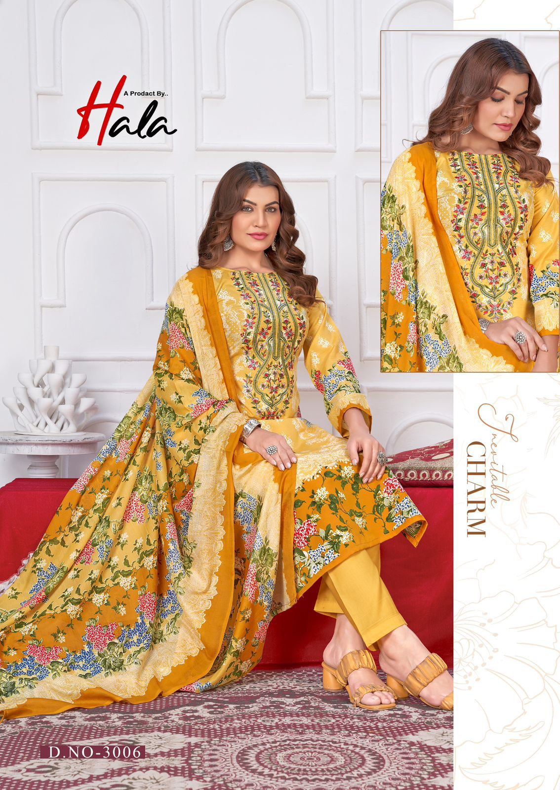 Aayat Vol 3 Hala Cotton Karachi Salwar Suits Wholesale