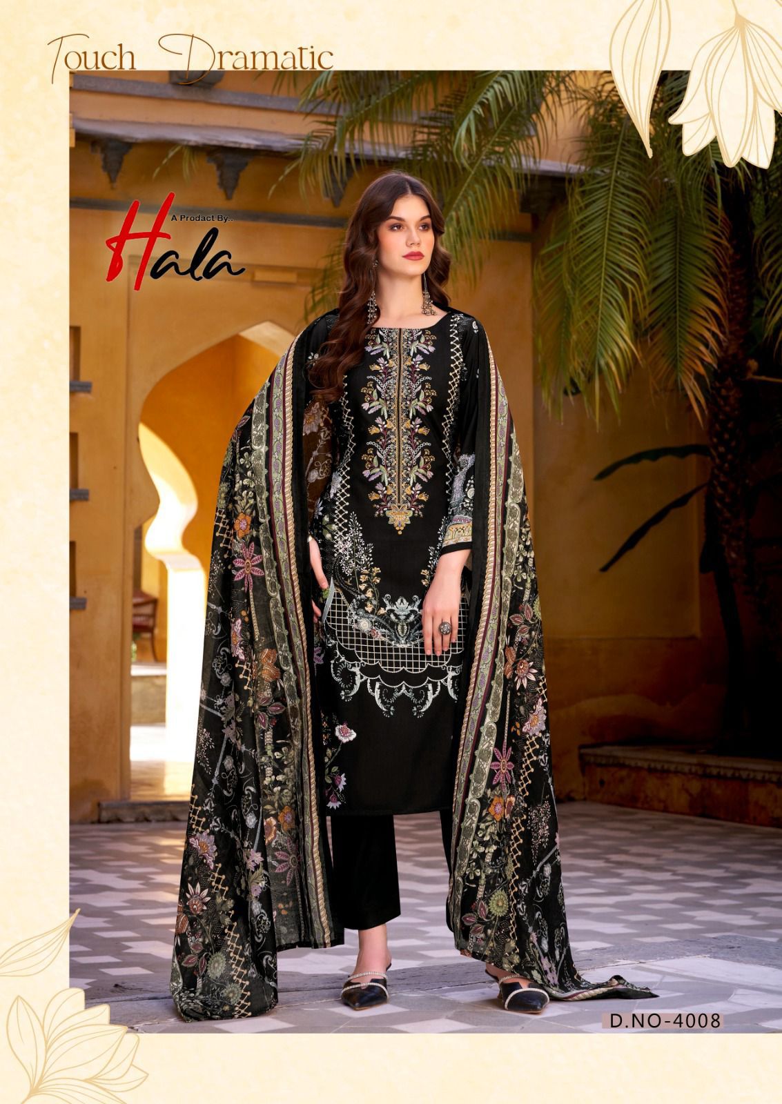 Aayat Vol 4 Hala Mix Cotton Karachi Salwar Suits Exporter India