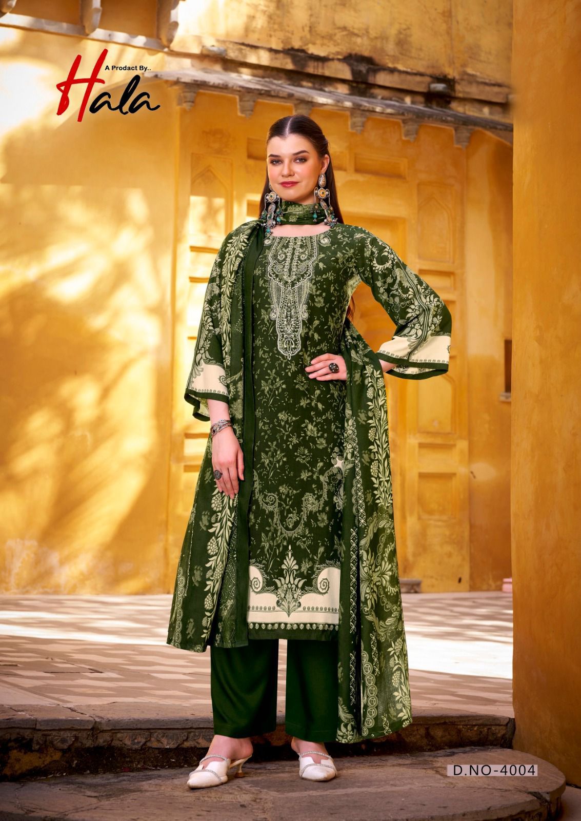 Aayat Vol 4 Hala Mix Cotton Karachi Salwar Suits Exporter India