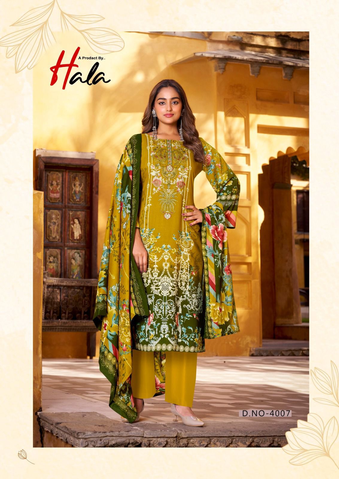 Aayat Vol 4 Hala Mix Cotton Karachi Salwar Suits Exporter India