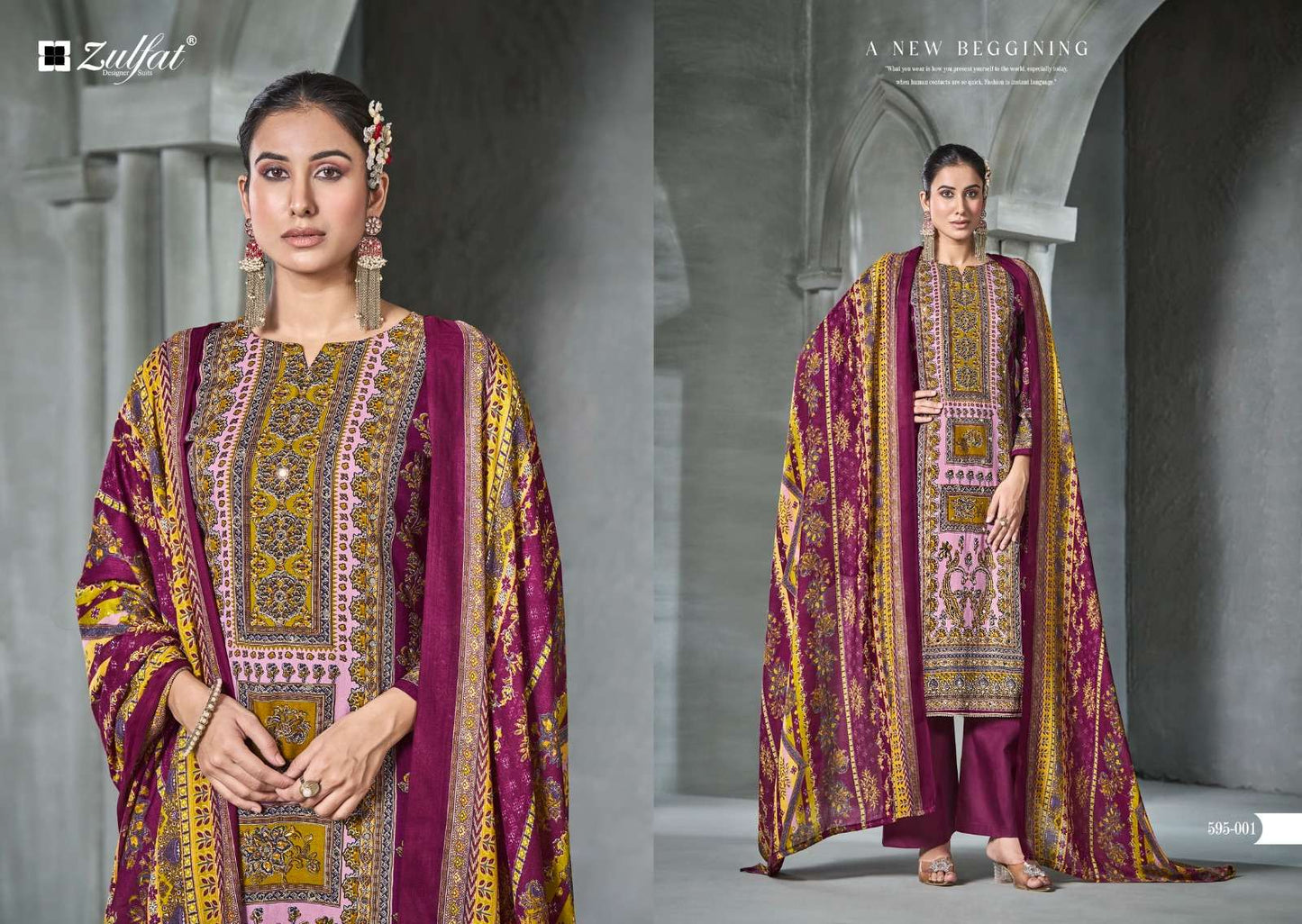 Aayat Vol 4 Zulfat Designer Viscose Rayon Karachi Salwar Suits Supplier