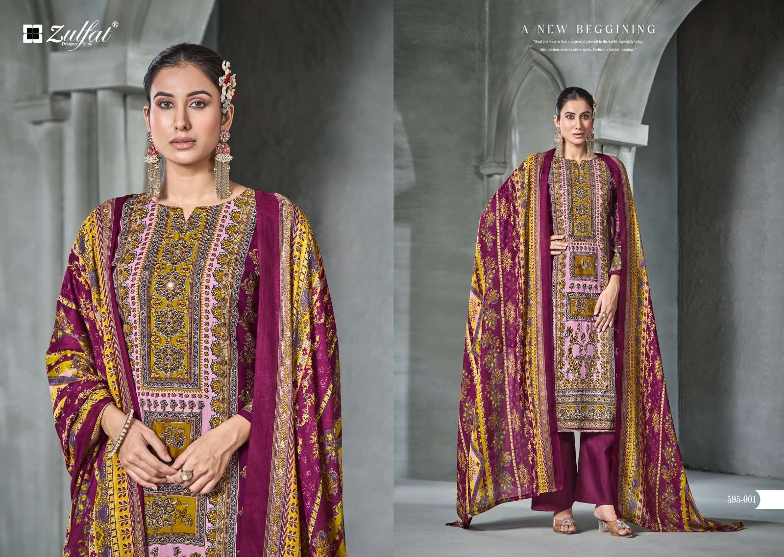 Aayat Vol 4 Zulfat Designer Viscose Rayon Karachi Salwar Suits Supplier