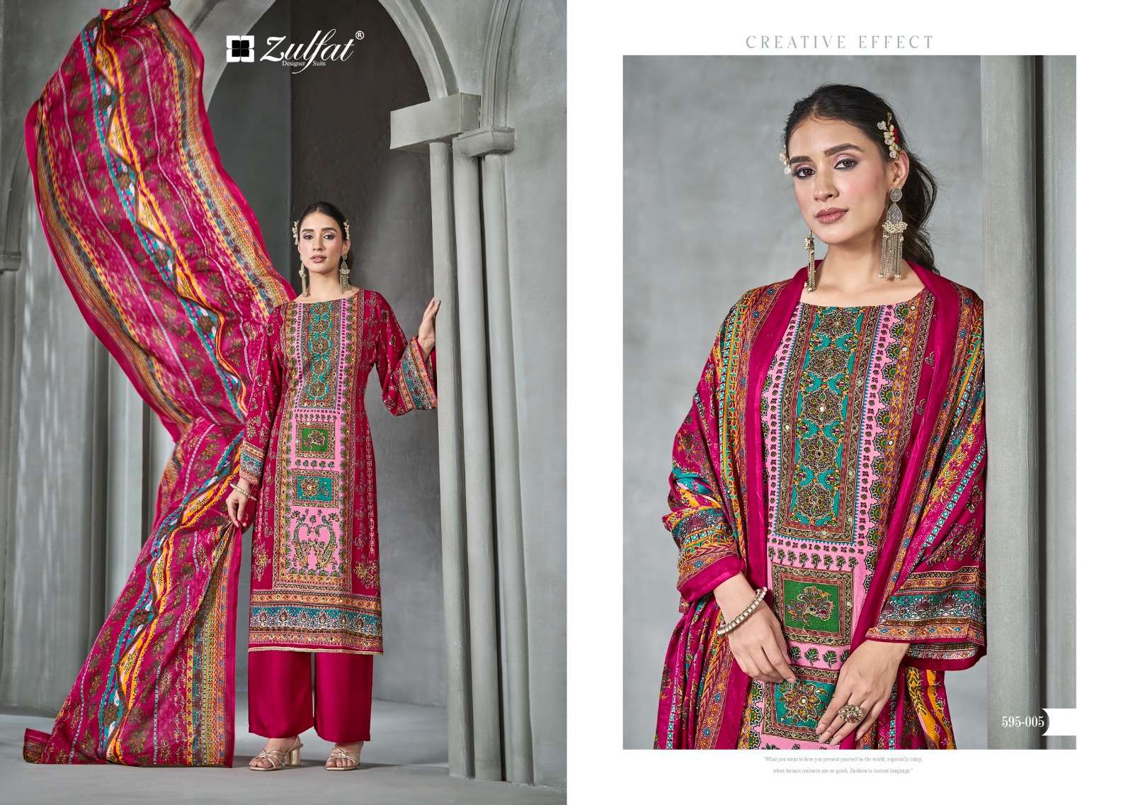 Aayat Vol 4 Zulfat Designer Viscose Rayon Karachi Salwar Suits Supplier