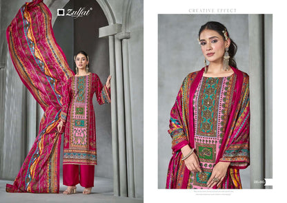 Aayat Vol 4 Zulfat Designer Viscose Rayon Karachi Salwar Suits Supplier