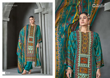 Aayat Vol 4 Zulfat Designer Viscose Rayon Karachi Salwar Suits Supplier
