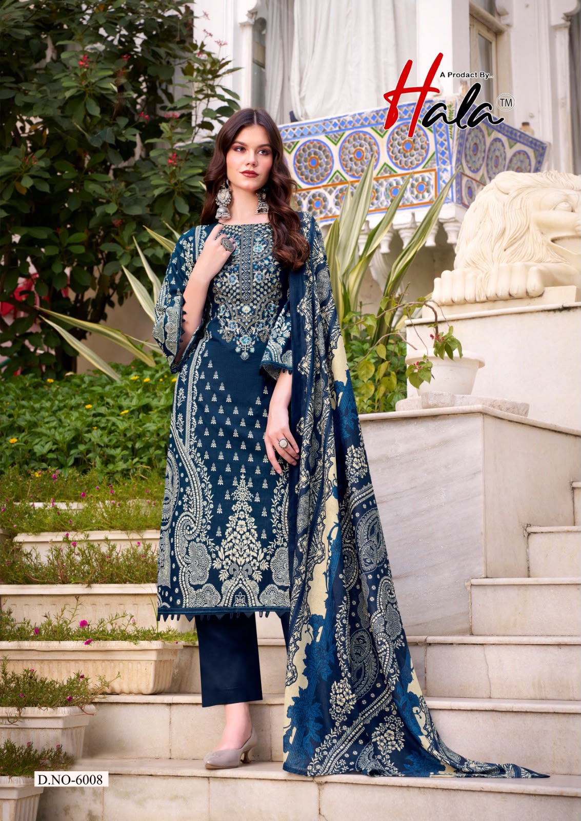 Aayat Vol 6 Hala Mix Cotton Karachi Salwar Suits Wholesaler