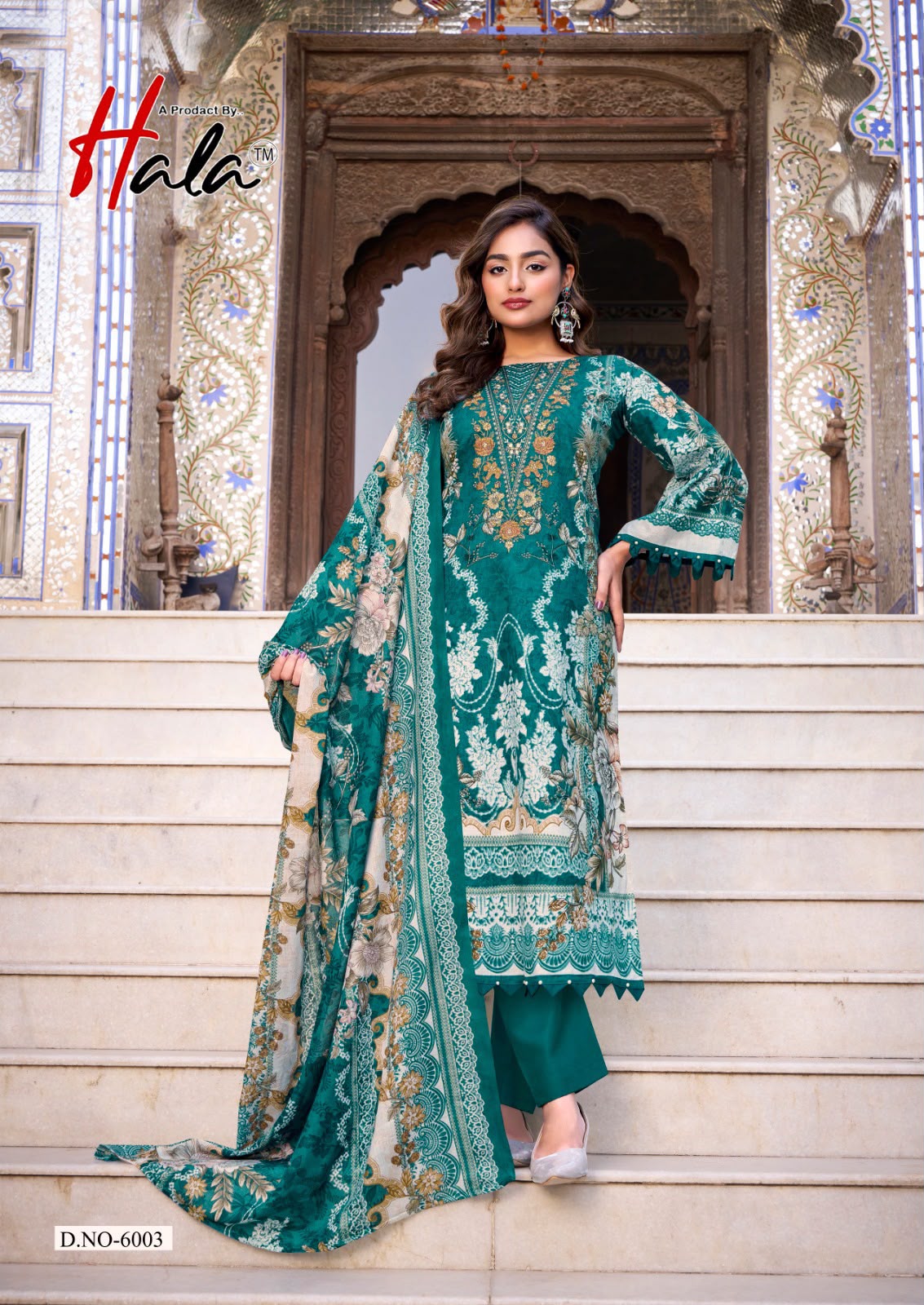 Aayat Vol 6 Hala Mix Cotton Karachi Salwar Suits Wholesaler