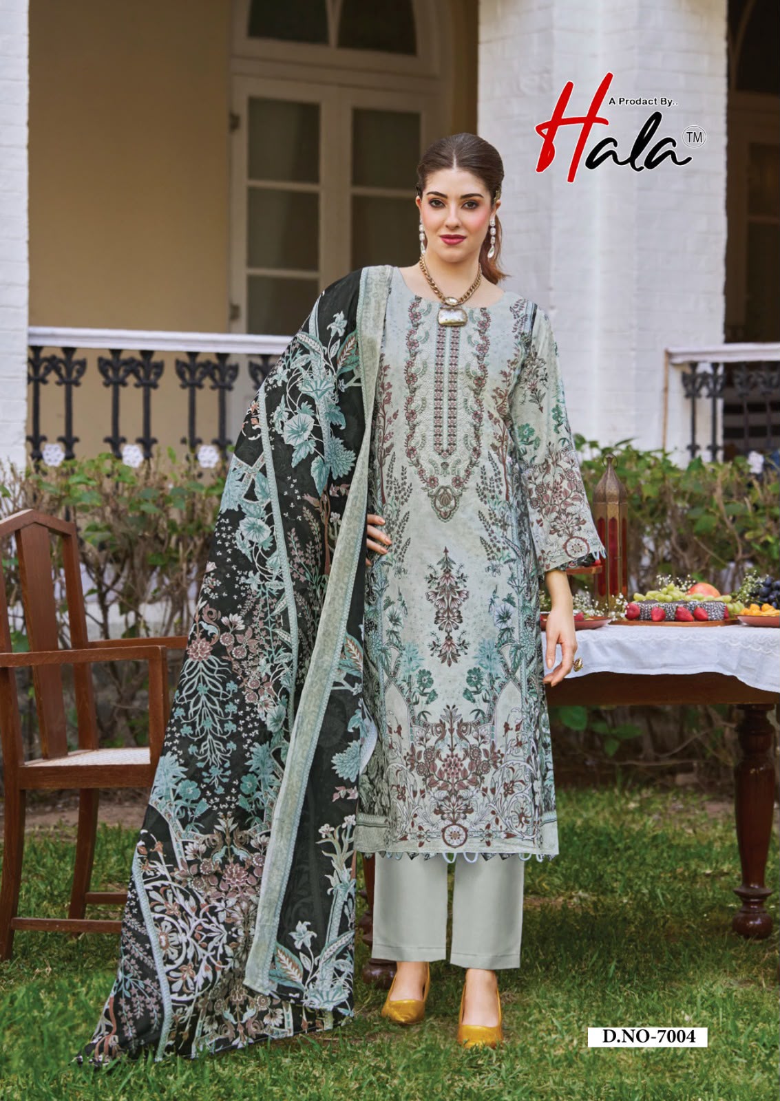 Aayat Vol 7 Hala Mix Cotton Karachi Salwar Suits Wholesaler Ahmedabad