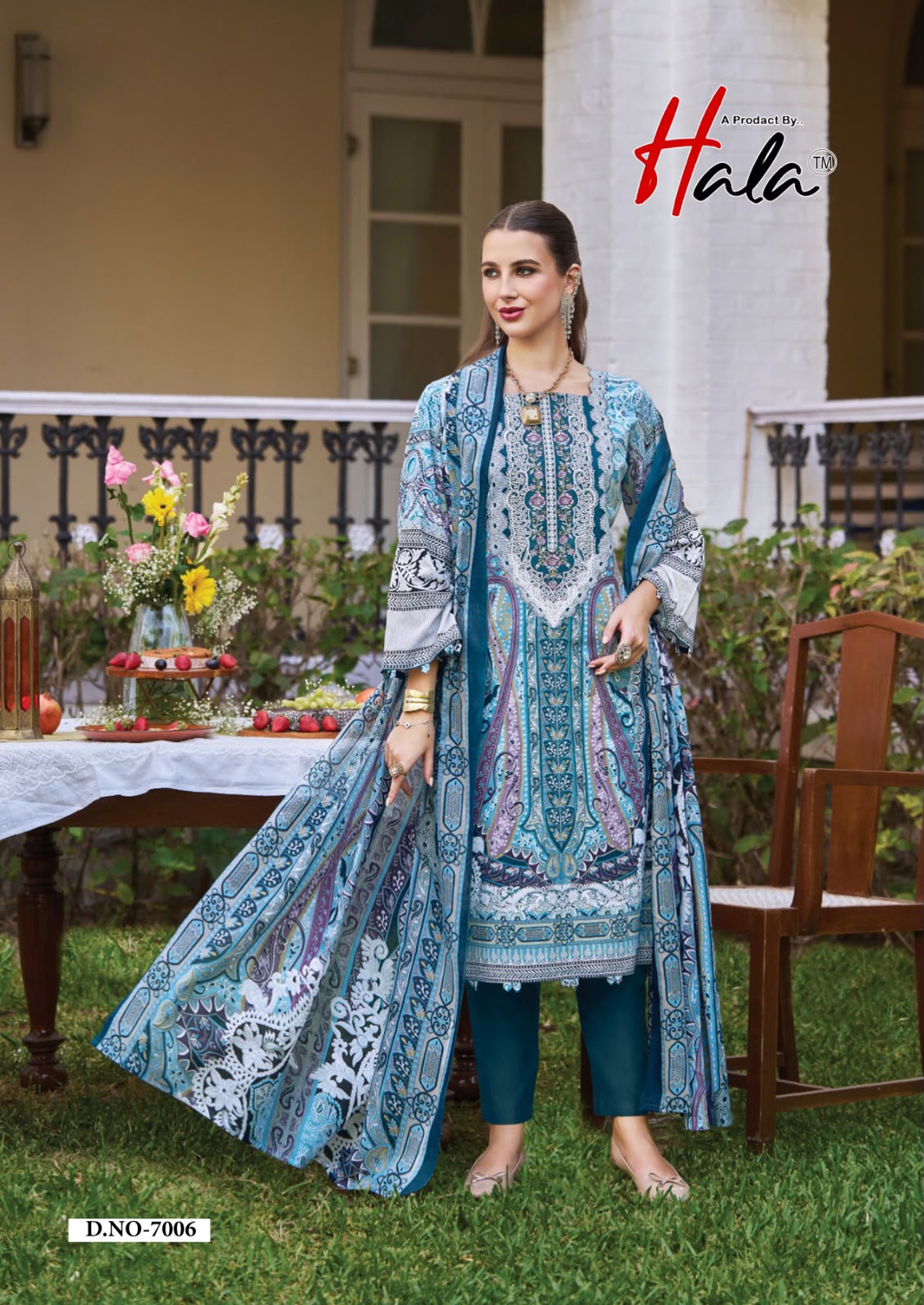 Aayat Vol 7 Hala Mix Cotton Karachi Salwar Suits Wholesaler Ahmedabad