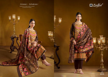 Aayat Vol 8 Zulfat Designer Viscose Rayon Karachi Salwar Suits Exporter Ahmedabad