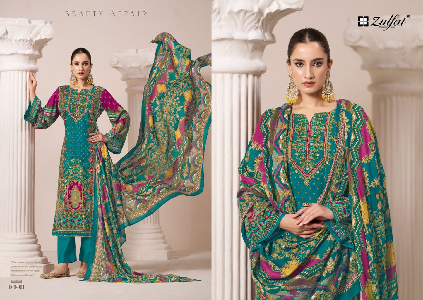 Aayat Vol 9 Zulfat Designer Viscose Rayon Karachi Salwar Suits Wholesaler India