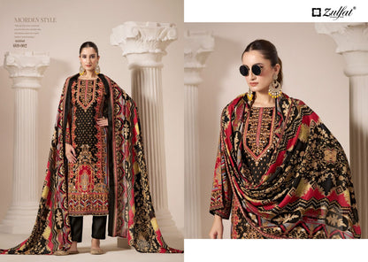 Aayat Vol 9 Zulfat Designer Viscose Rayon Karachi Salwar Suits Wholesaler India