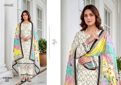 Aayesha Muslin Simar Viscose Pant Style Suits Wholesaler India