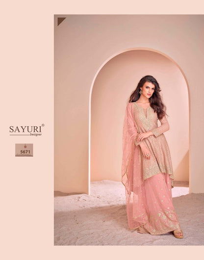 Aayna Nx Sayuri Georgette Readymade Sharara Suits Wholesale Rate