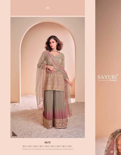 Aayna Nx Sayuri Georgette Readymade Sharara Suits Wholesale Rate