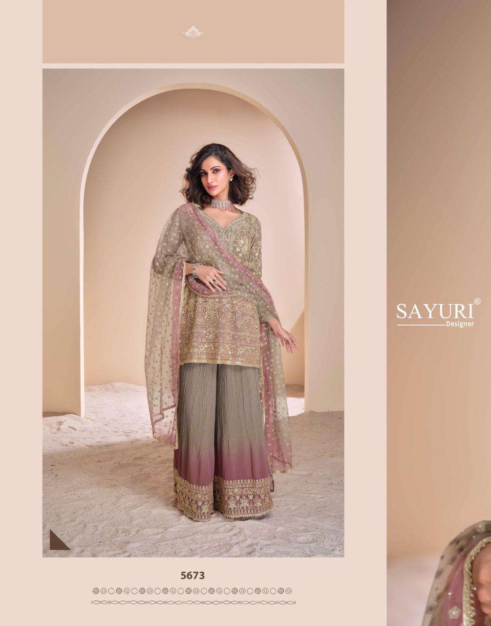 Aayna Sayuri Georgette Readymade Suits Supplier Ahmedabad
