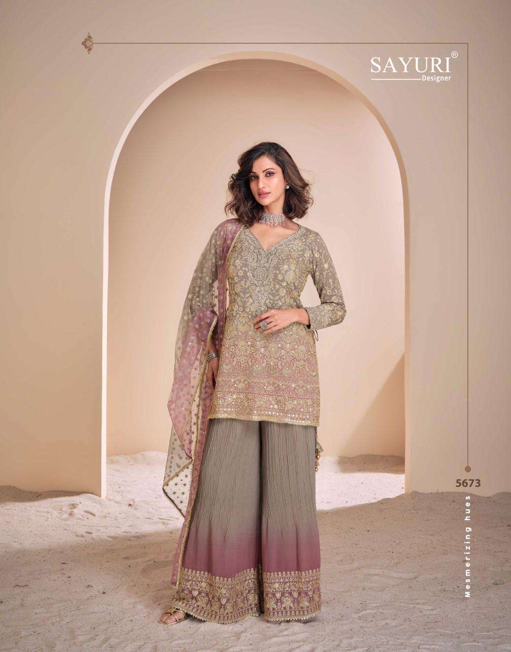 Aayna Sayuri Georgette Readymade Suits Supplier Ahmedabad