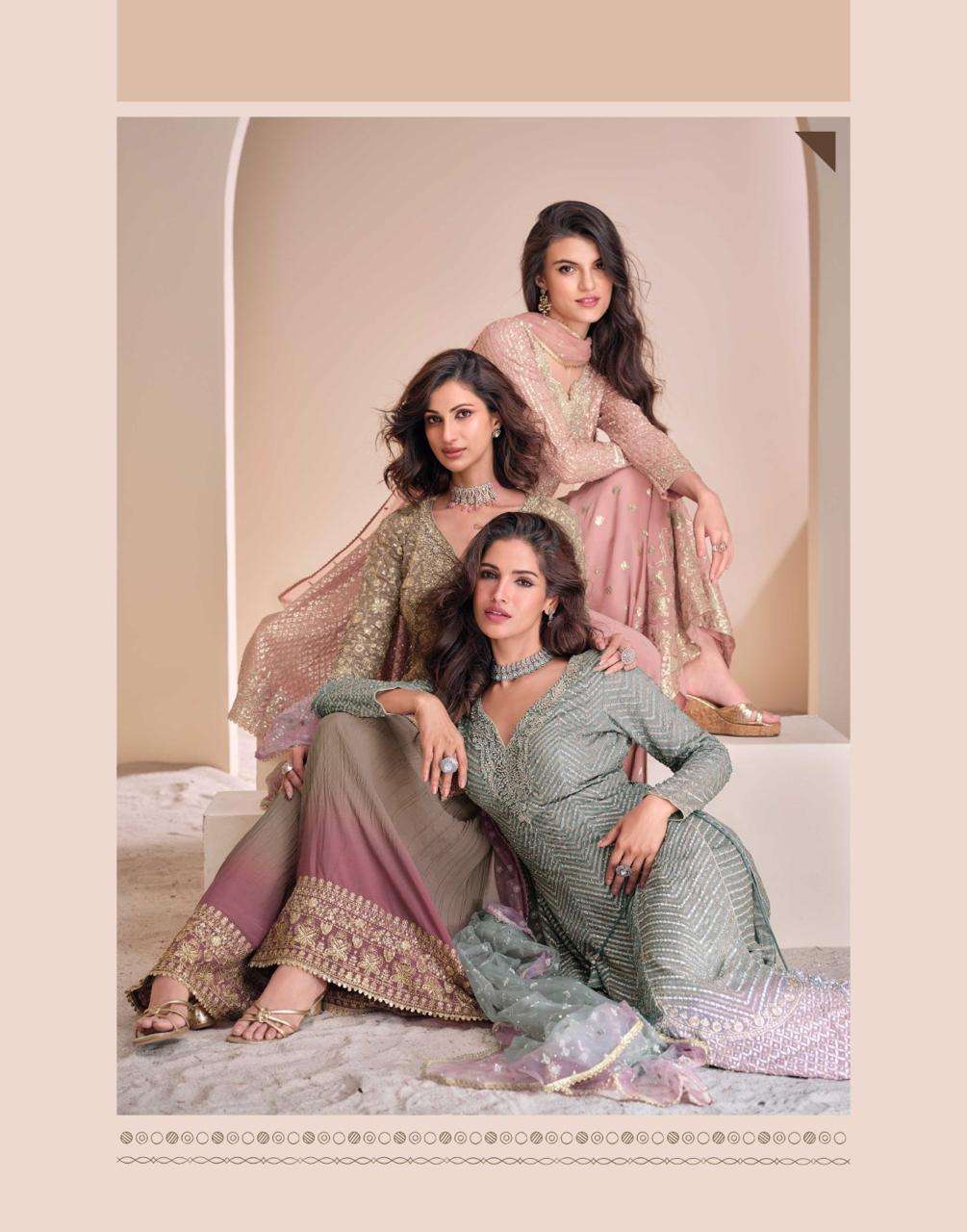 Aayna Sayuri Georgette Readymade Suits Supplier Ahmedabad