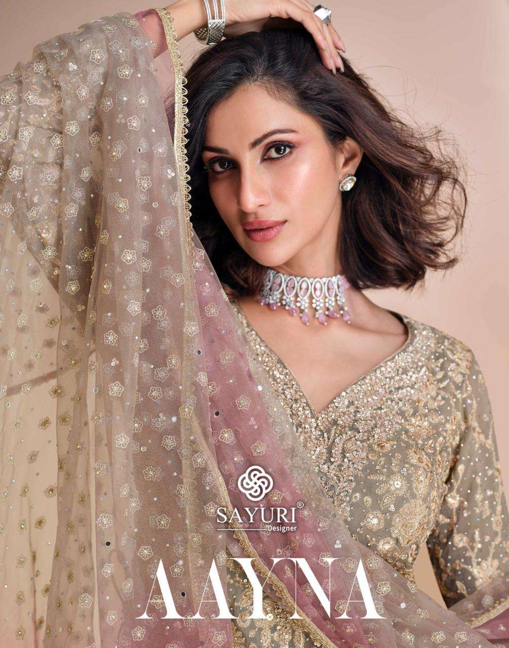 Aayna Sayuri Georgette Readymade Suits Supplier Ahmedabad