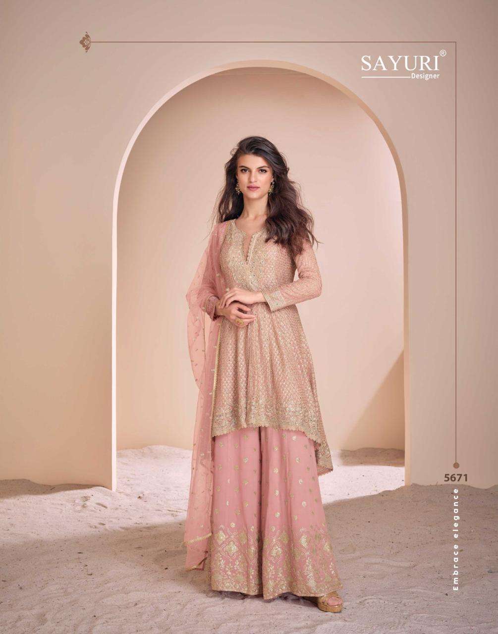Aayna Sayuri Georgette Readymade Suits Supplier Ahmedabad