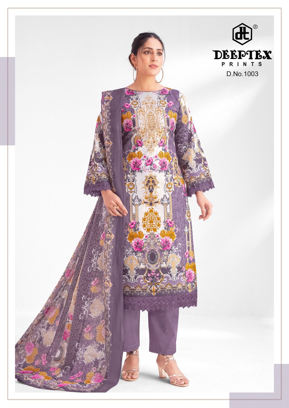 Aaysha Noor Vol 1 Deeptex Prints Cotton Karachi Readymade Suits Wholesaler Gujarat