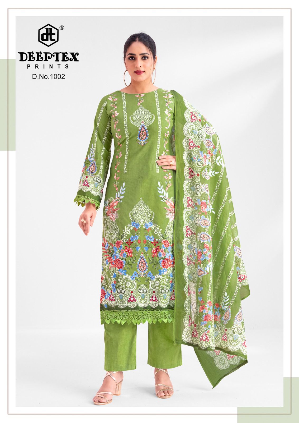 Aaysha Noor Vol 1 Deeptex Prints Cotton Karachi Readymade Suits Wholesaler Gujarat
