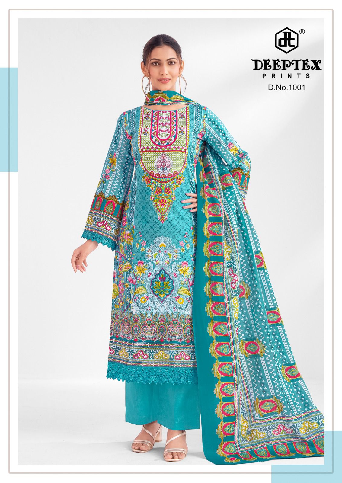 Aaysha Noor Vol 1 Deeptex Prints Cotton Karachi Readymade Suits Wholesaler Gujarat