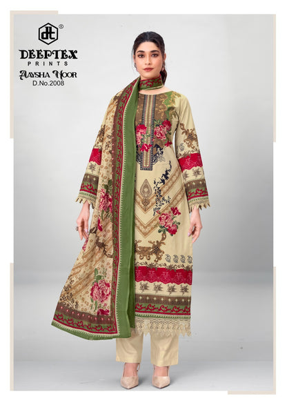 Aaysha Noor Vol 2 Deeptex Prints Cotton Karachi Readymade Suits Supplier