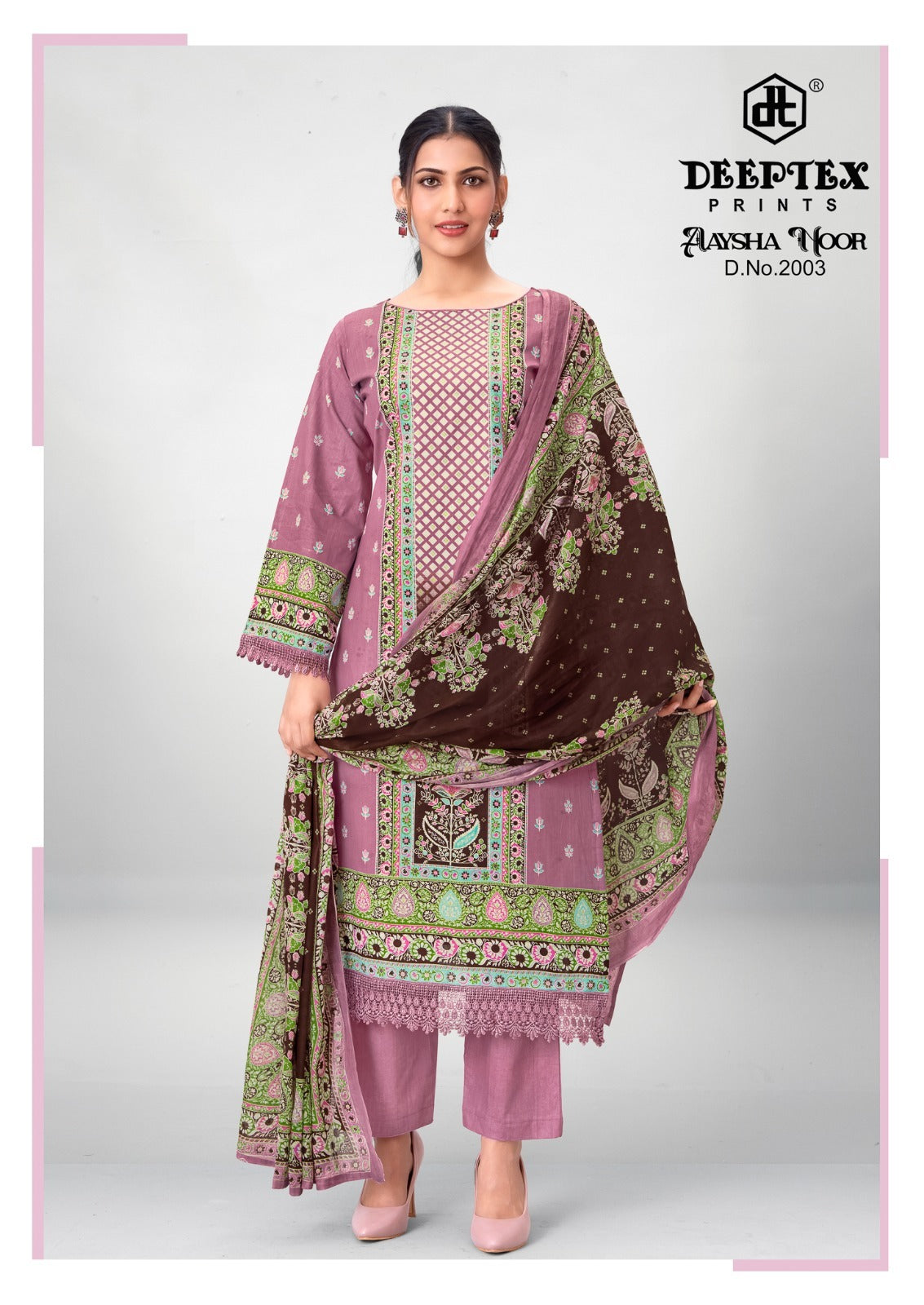 Aaysha Noor Vol 2 Deeptex Prints Cotton Karachi Readymade Suits Supplier