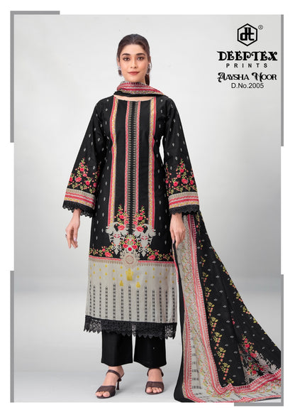 Aaysha Noor Vol 2 Deeptex Prints Cotton Karachi Readymade Suits Supplier