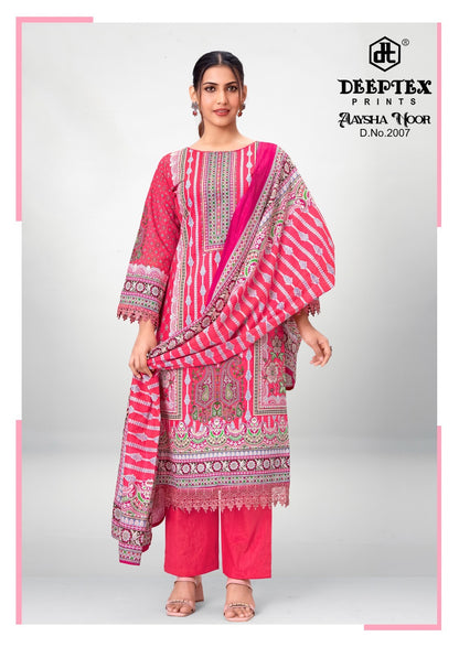 Aaysha Noor Vol 2 Deeptex Prints Cotton Karachi Readymade Suits Supplier