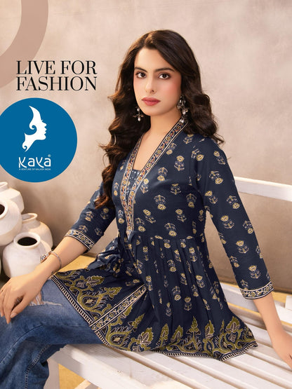 Aayu Kaya Cotton Fancy Tops Exporter