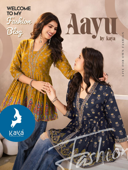 Aayu Kaya Cotton Fancy Tops Exporter