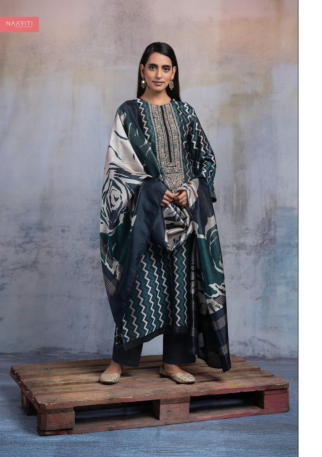Aayun Naariti Silk Pant Style Suits Wholesale Price