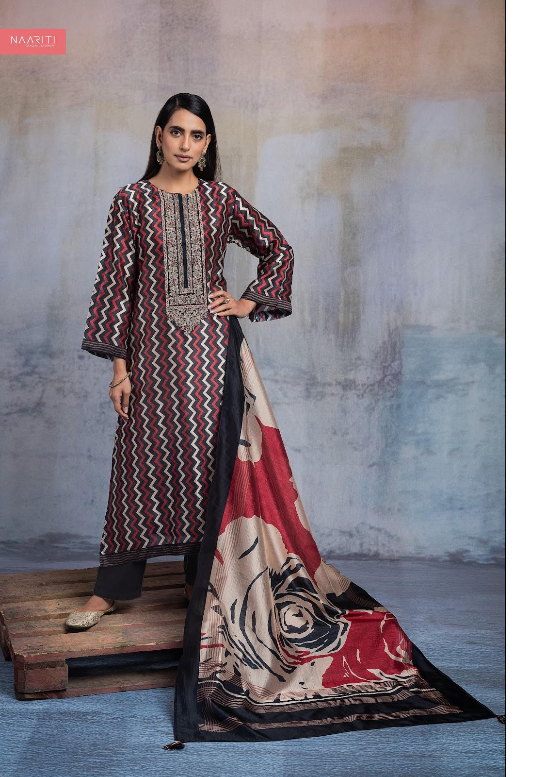 Aayun Naariti Silk Pant Style Suits Wholesale Price