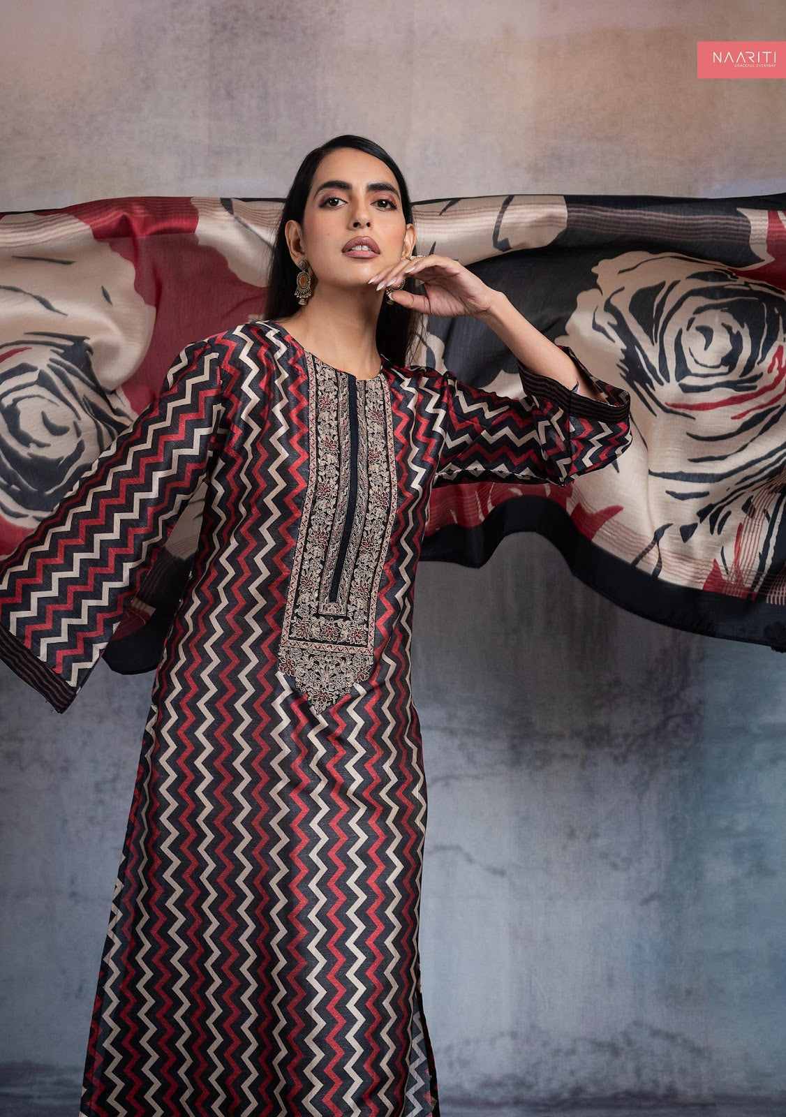 Aayun Naariti Silk Pant Style Suits Wholesale Price