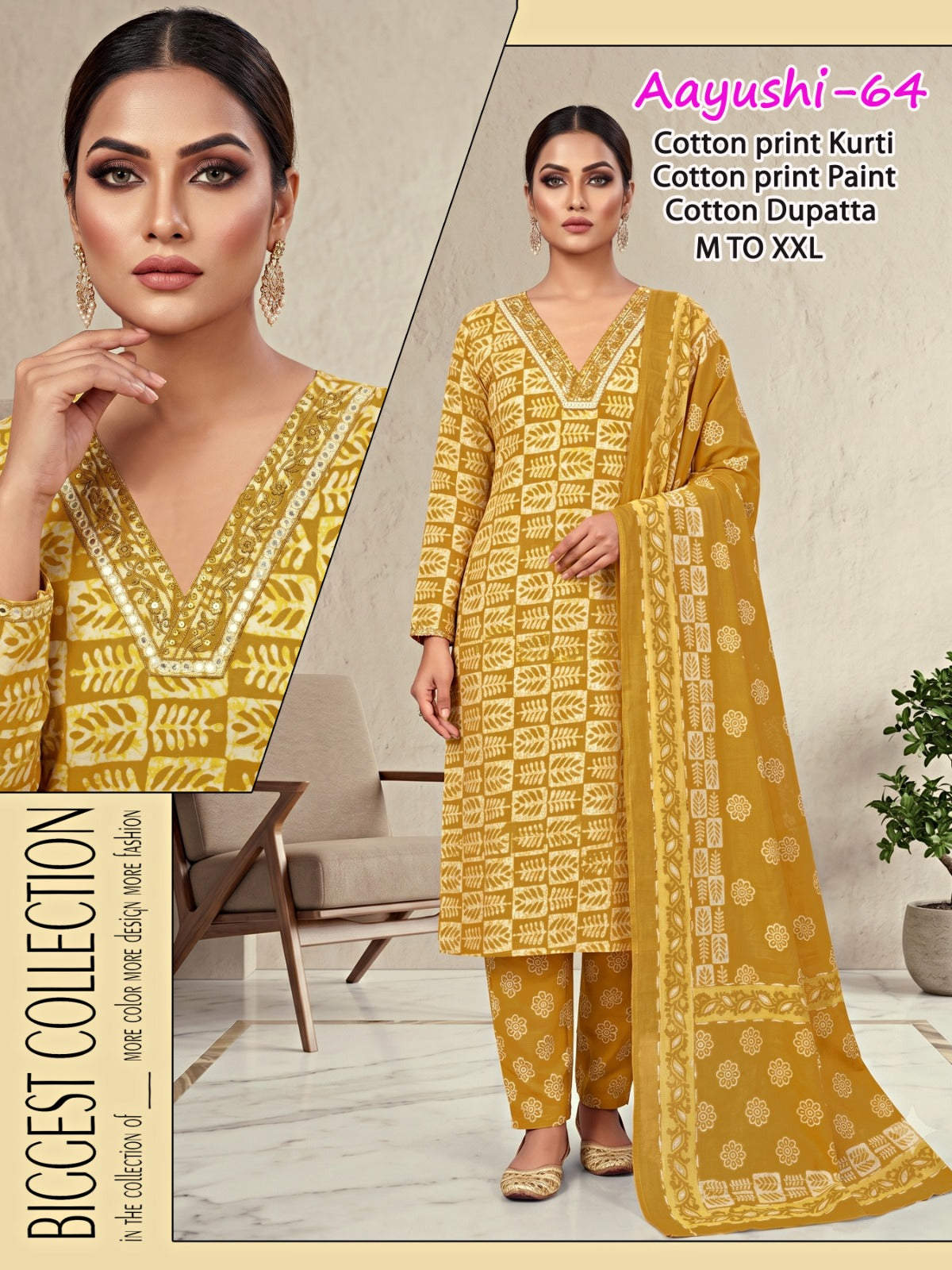 Aayushi Infinity Readymade Cotton Pant Suits Wholesale Rate