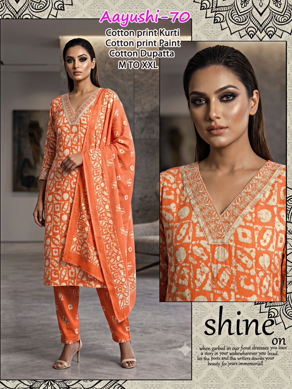 Aayushi Infinity Readymade Cotton Pant Suits Wholesale Rate