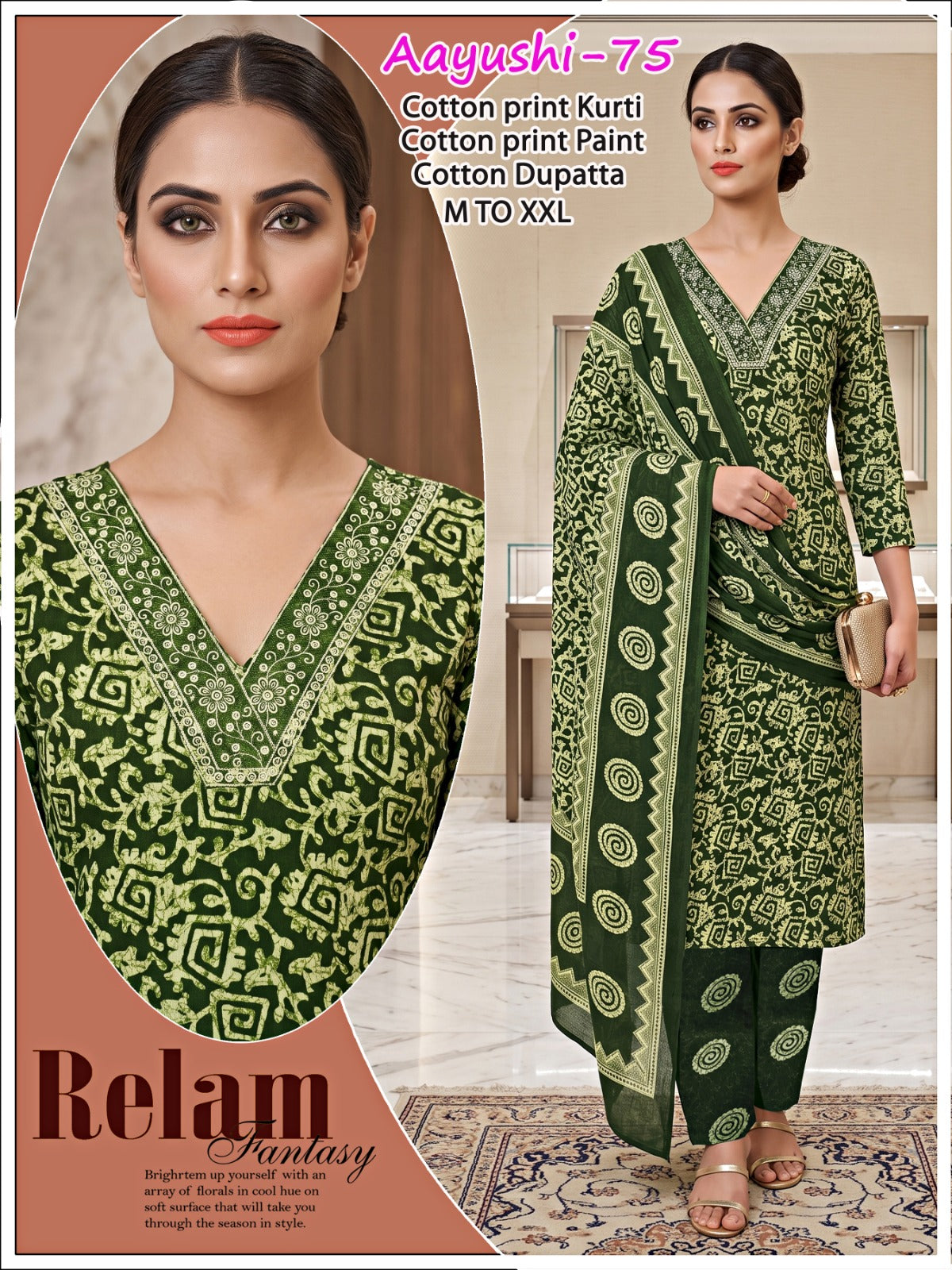 Aayushi Infinity Readymade Cotton Pant Suits Wholesale Rate