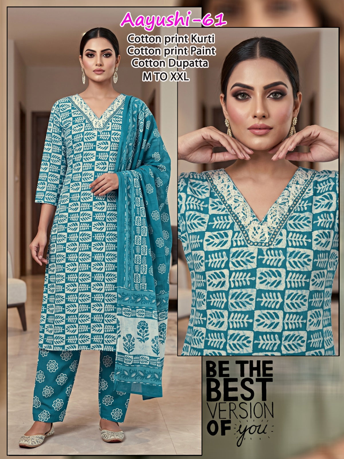 Aayushi Infinity Readymade Cotton Pant Suits Wholesale Rate