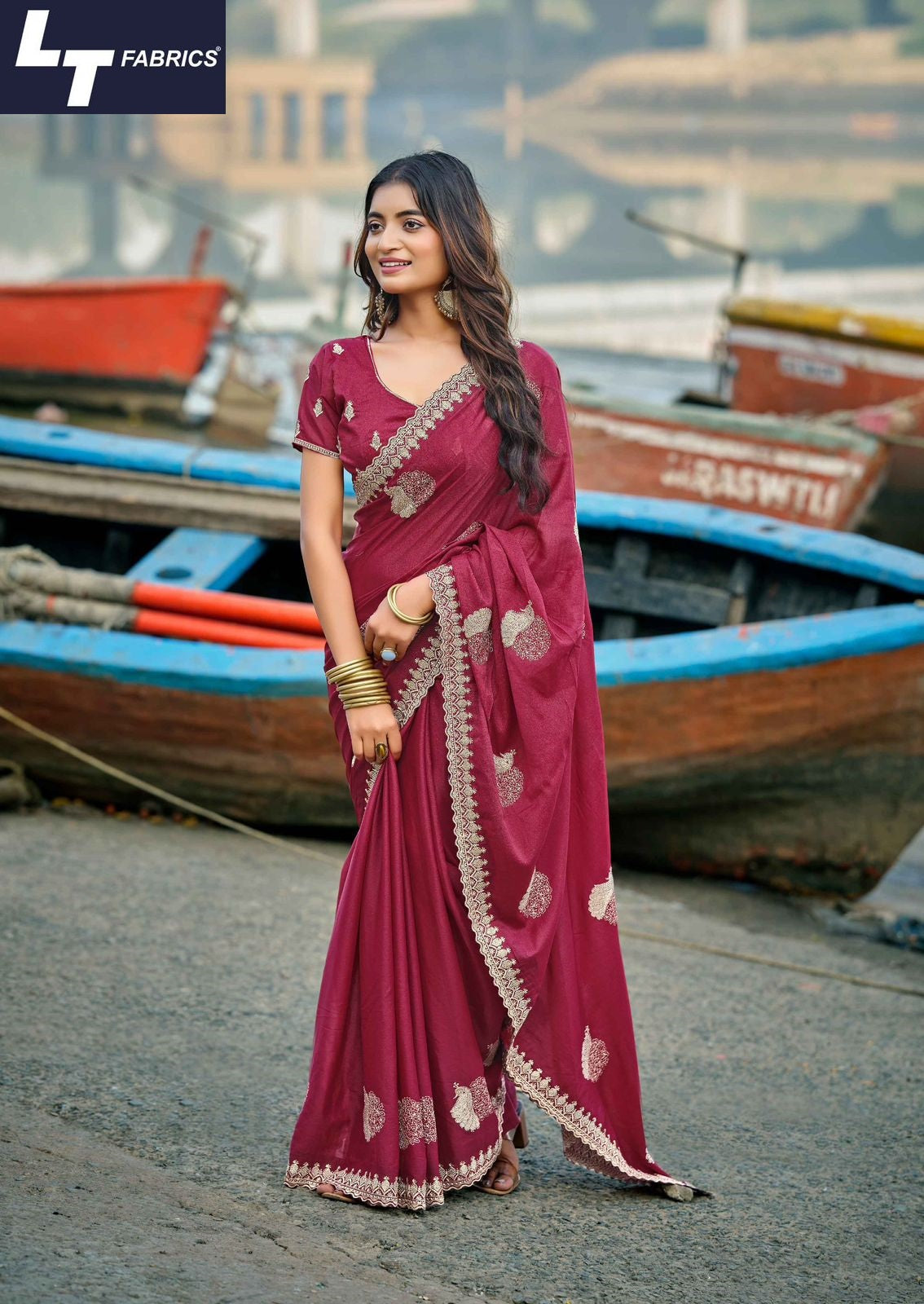 Aayushi Vol 1 Lt Fabrics Sarees Manufacturer